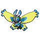 Pokemon #414 - Mothim (Shiny)