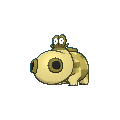 Pokemon #449 - Hippopotas (Shiny)