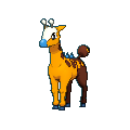 Pokemon #203 - Girafarig (Shiny)