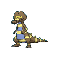 Pokemon #552 - Krokorok (Shiny)