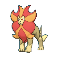 Pokemon #668 - Pyroar (Shiny)