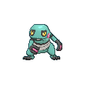 Pokemon #453 - Croagunk (Shiny)