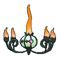 Pokemon #609 - Chandelure (Shiny)